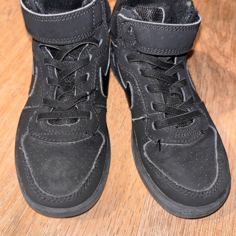 Nike Kids Black High-Top Sneakers